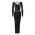 JYOSEI_Dragon_Print_Mesh_Panel_Bodycon_Maxi_Dress_MISSTT