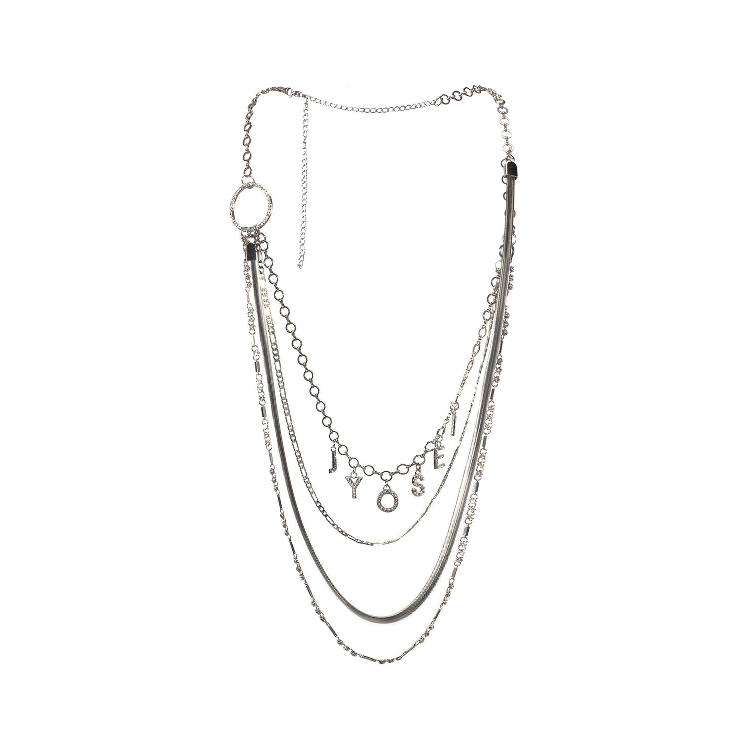 JYOSEI_Layered_One_Sided_Rhinestone_Circle_Women&