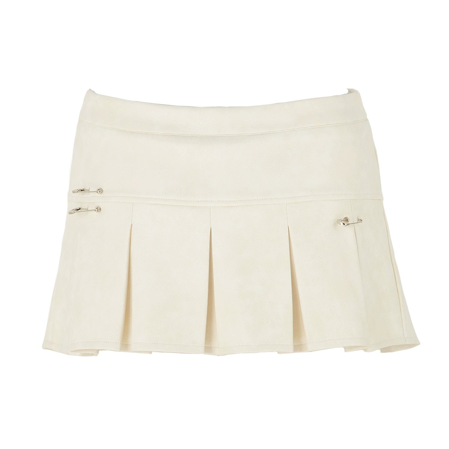 JYOSEI_Mini_Low_Rise_Red_White_Pu_Pleated_Skirt_With_Detachable_Shorts_MISSTT