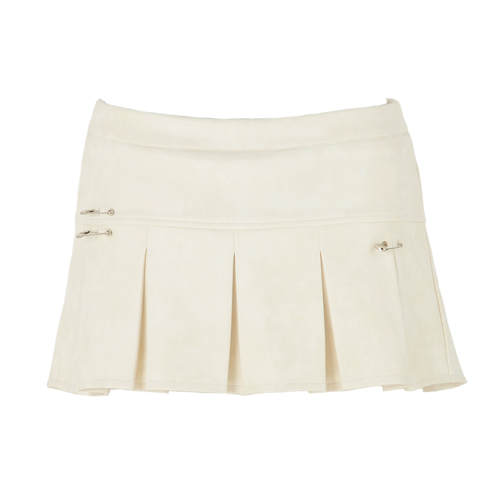 JYOSEI_Mini_Low_Rise_Red_White_Pu_Pleated_Skirt_With_Detachable_Shorts_MISSTT