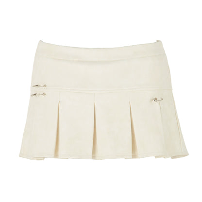 JYOSEI_Mini_Low_Rise_Red_White_Pu_Pleated_Skirt_With_Detachable_Shorts_MISSTT