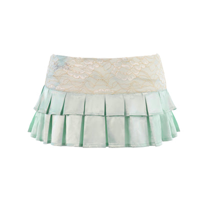 JYOSEI_Mint_Green_Lace_Satin_Fishbone_Corset_Women&
