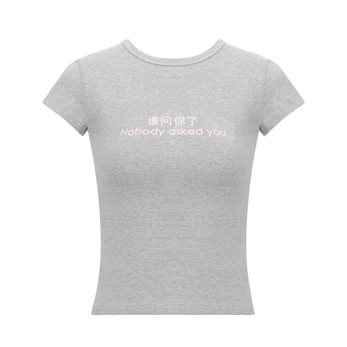 JYOSEI_Nobody_Asked_You_Graphic_Print_Fitted_Tee_MISSTT
