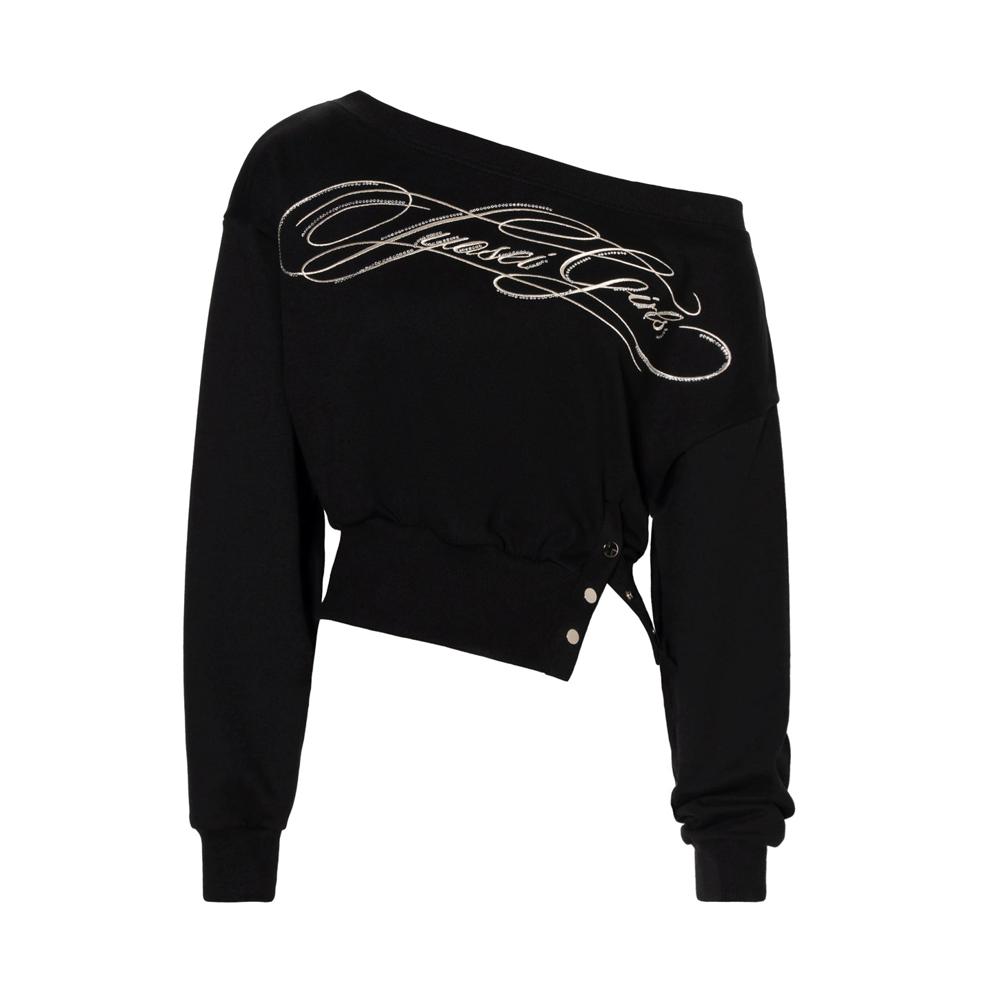 JYOSEI_Off_Shoulder_Embroidered_Crop_Hoodie_with_Wide_Leg_Low_Rise_Leather_Pants_Set_MISSTT