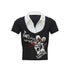 JYOSEI_Punk_Rock_Black_Stripe_Studded_Tee_Shirt_MISSTT