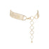 JYOSEI_Rhinestone_Studded_Braided_Y2K_Double_Ring_Buckle_Adjustable_Champagne_Belt_MISSTT