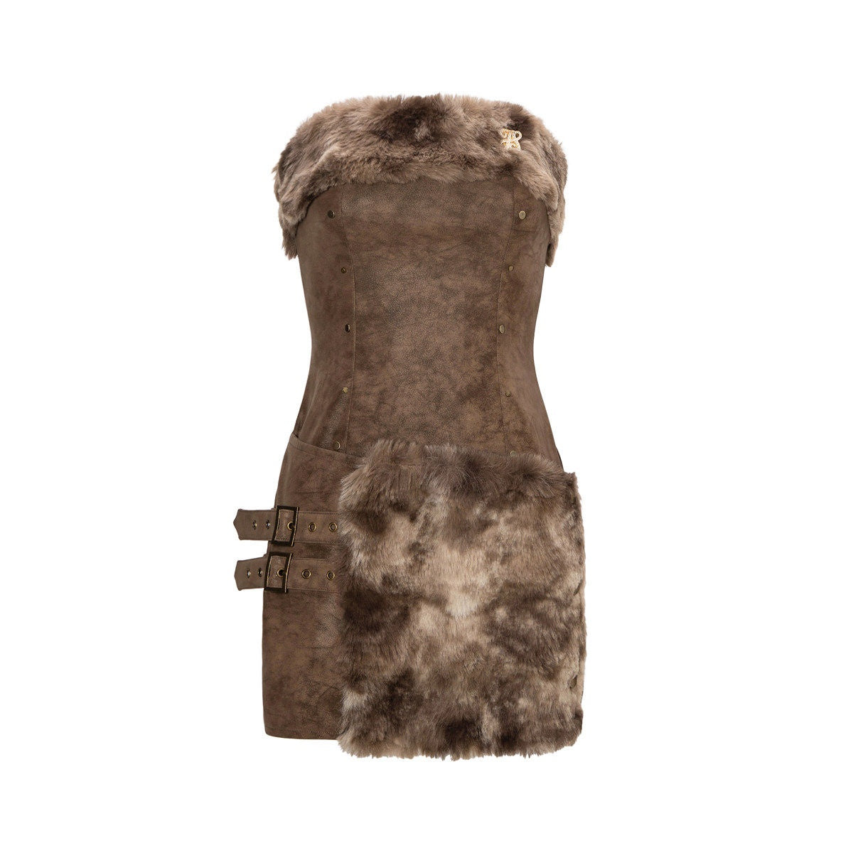 JYOSEI_Sexy_Pu_High_Waist_Strapless_Bodycon_Back_Zipper_Women_Party_Mini_Dresses_MISSTT