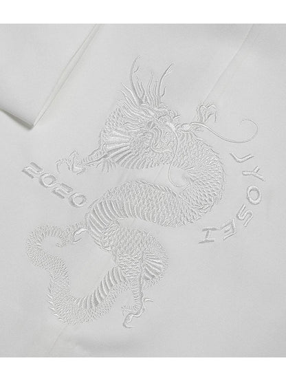 JYOSEI Soft 96% Cotton High Waist Straight Leg European Chic Young Women Ivory Pants