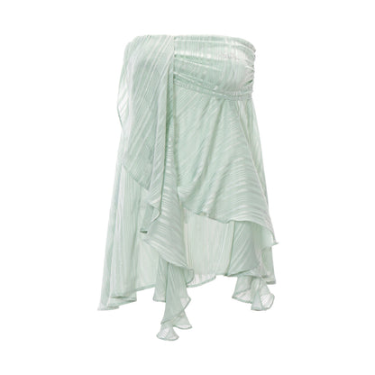 JYOSEI_Striped_Shimmer_Ruffled_Asymmetric_Women&