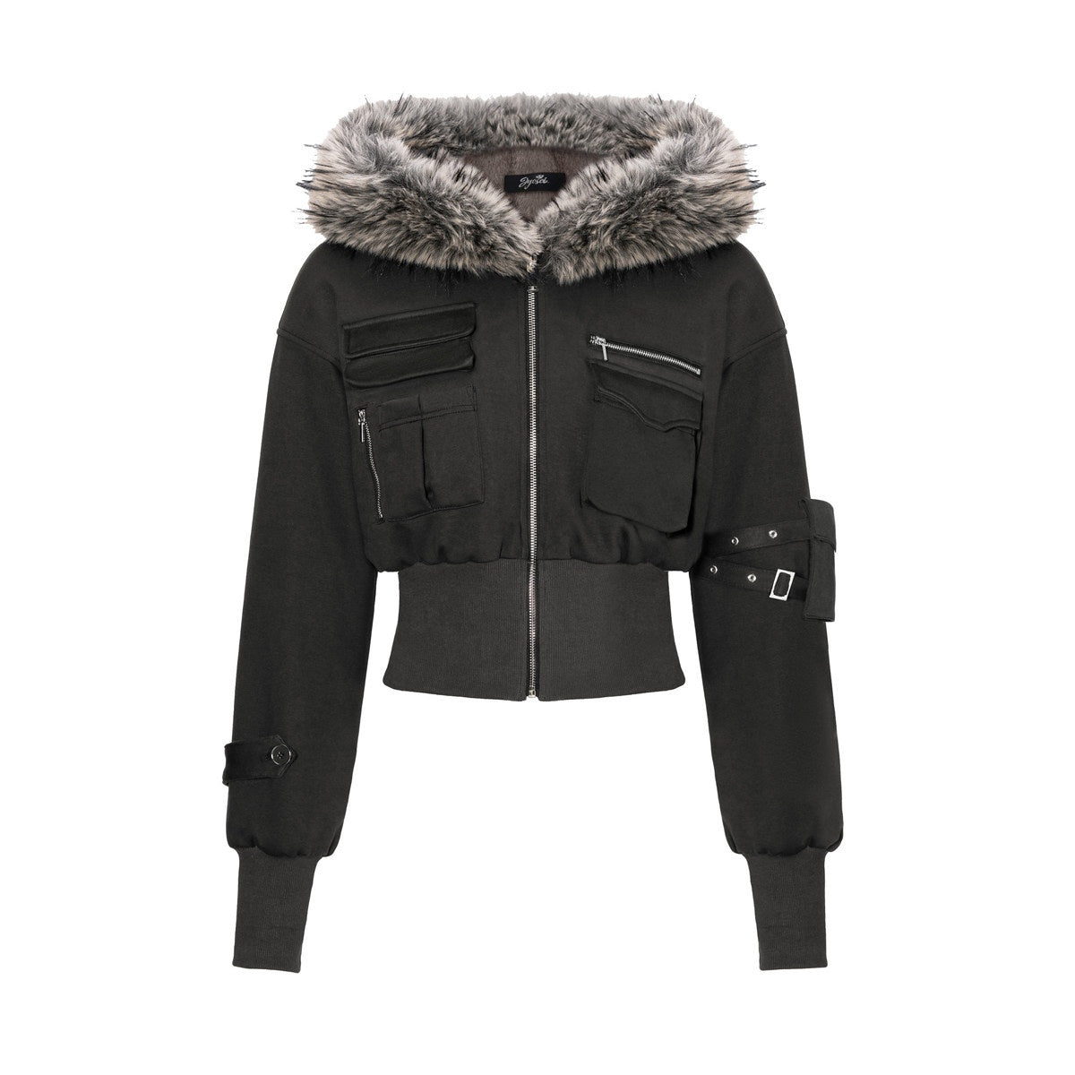 JYOSEI_Thick_Cotton_Micro_Stretch_Low_Waist_Slim_Multi_Pocket_Women_Work_Pants_MISSTT