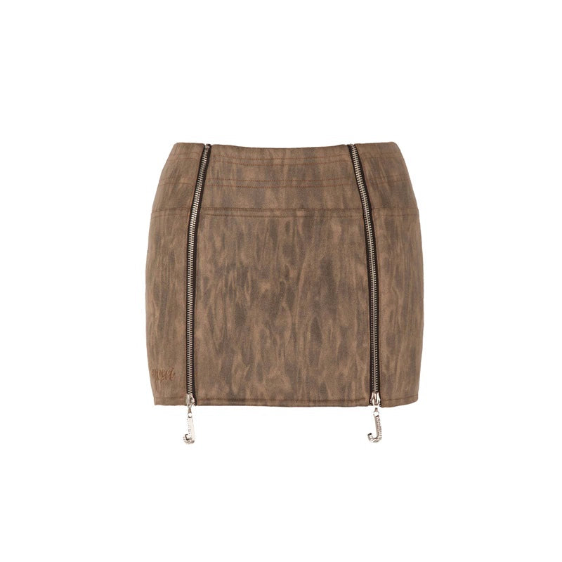 JYOSEI_Vintage_Suede_Look_Oversized_Jacket_And_Bodycon_Skirt_Set_MISSTT