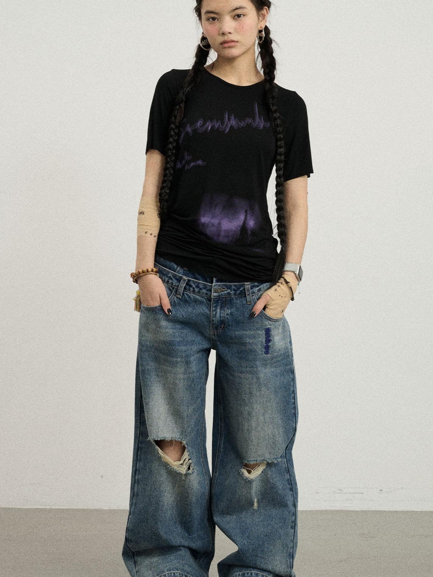 Achihara Jelly Print Graphic T-Shirt