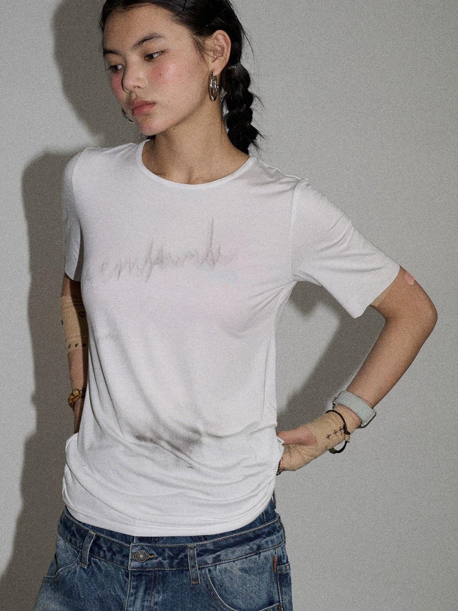 Achihara Jelly Print Graphic T-Shirt