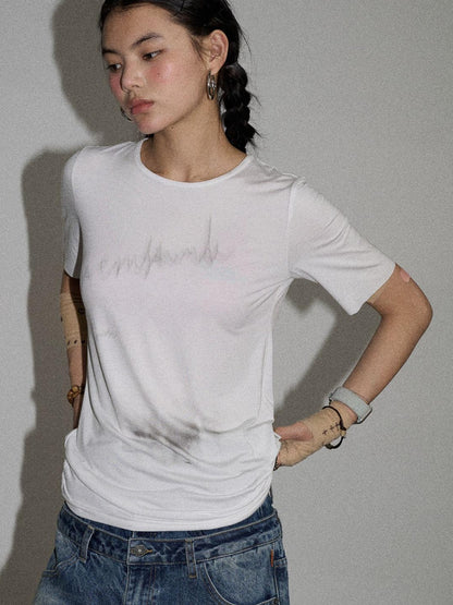 Achihara Jelly Print Graphic T-Shirt