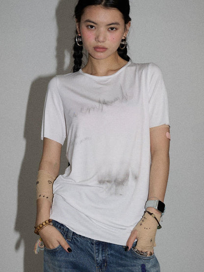 Achihara Jelly Print Graphic T-Shirt
