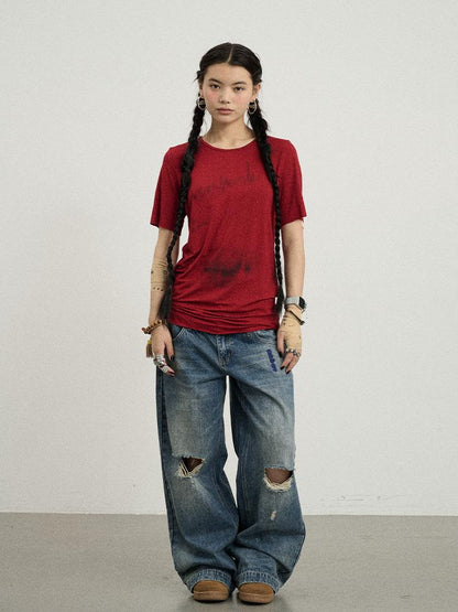 Achihara Jelly Print Graphic T-Shirt