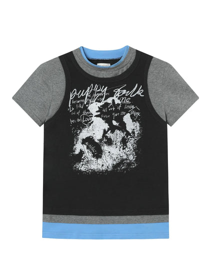 Chaos Jellyfish Tee V-Neck T-Shirt Long-Sleeve