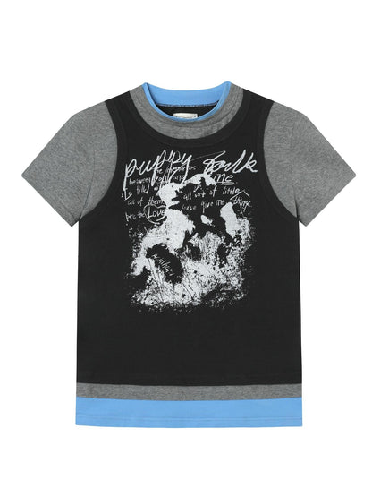 Achihara Chaos Jellyfish Tee V-Neck T-Shirt Long-Sleeve