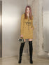 UpdateNN NORTH NODE Hooded Sweater Dress With Astrology Print