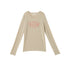 Achihara Long Sleeve T-Shirt With Inspirational Print Describe Yourself Beyond Rules