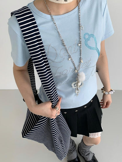 atrandom Korean Style Cool-Fit Short Sleeve T-Shirt Women