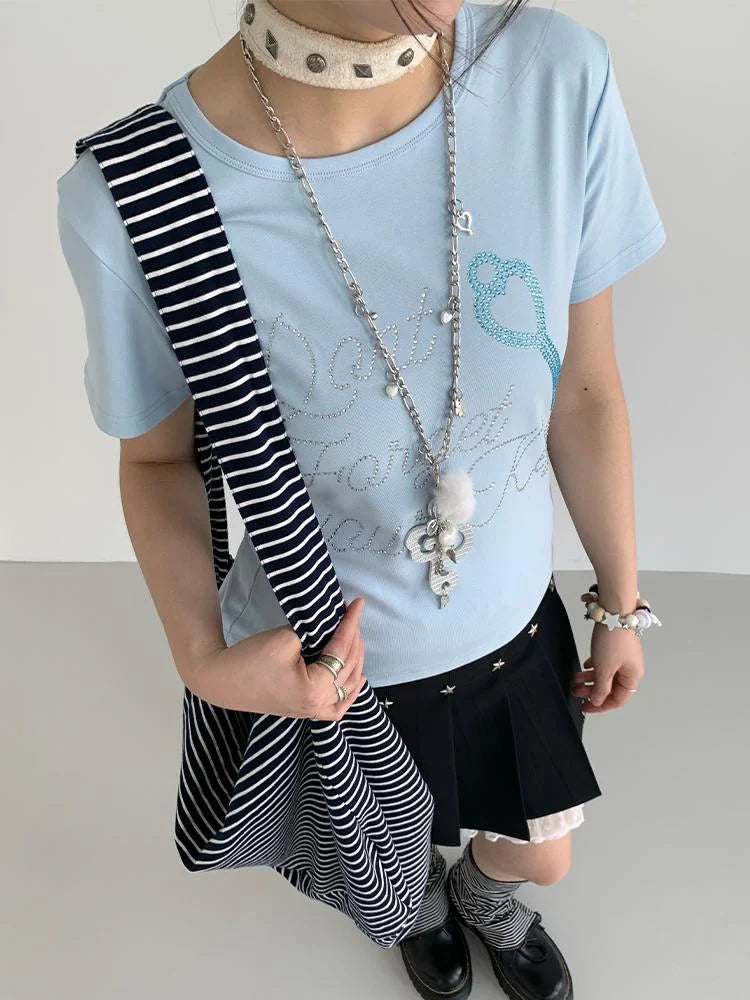 Korean Style Cool-Fit Short Sleeve T-Shirt Women