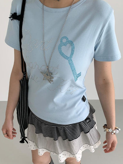 atrandom Korean Style Cool-Fit Short Sleeve T-Shirt Women