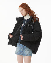 Kvkv 22One Winter22 Os Ultra Warm Detachable Hooded Black Front Short Rear Long Cocoon Duck Down Jacket 13