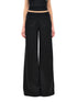 Kvkv Black Wide Waist Head With Velvet Autumn And Winter Air Layer Guard Pants This YearS Popular Thick Casual Leg 17