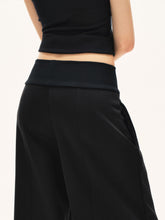 Kvkv Black Wide Waist Head With Velvet Autumn And Winter Air Layer Guard Pants This YearS Popular Thick Casual Leg 46