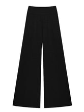 Kvkv Black Wide Waist Head With Velvet Autumn And Winter Air Layer Guard Pants This YearS Popular Thick Casual Leg 6