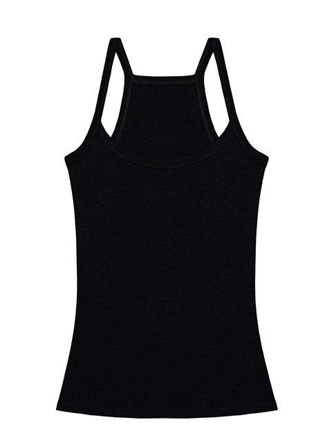 Kvkv Double Breasted Structure I Shaped Tank Top American Retro Sports Knitted Elastic Slimming Strap 10