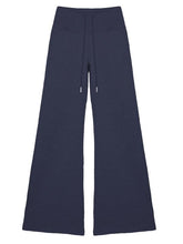 Kvkv Sport Wide Waisted Drawstring Sweatpants In Navy Blue With A Slight Pull Lazy 2024 New Casual Leg Pants 6