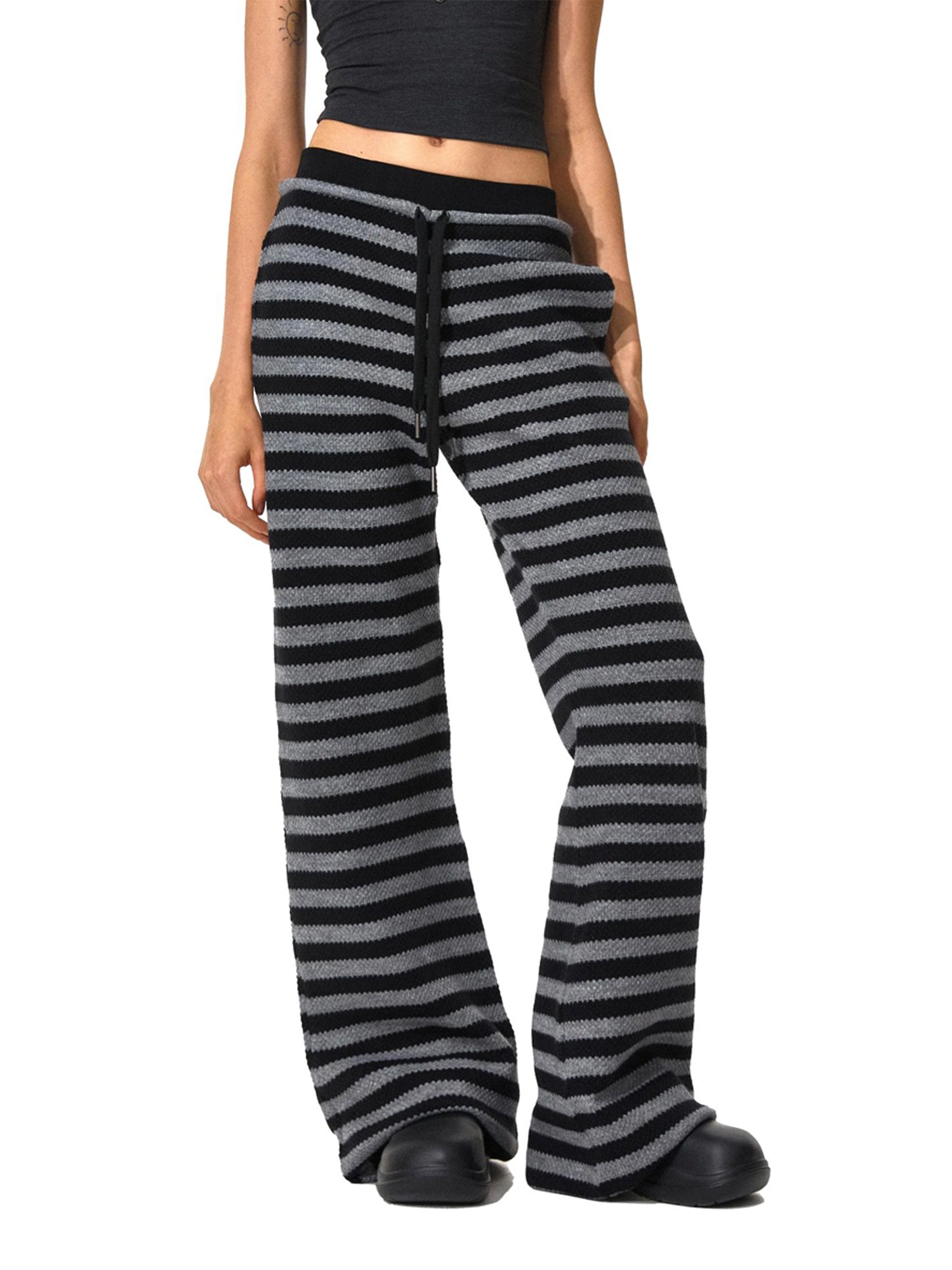 Kvkv Striped Woolen Pants 21