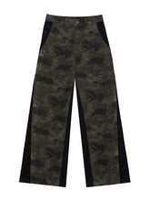 Kvkv Switch 22Deconstructive Splicing Zipper Adjustable22 Retro Straight Leg Wide Camouflage Work Pants For Women 4