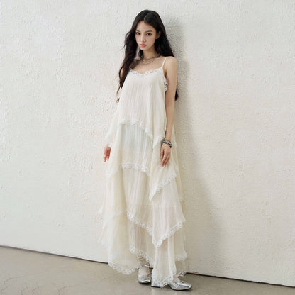 LADYGHOST_Apricot_Ethereal_Spaghetti_Strap_Open_Back_Tiered_Women&