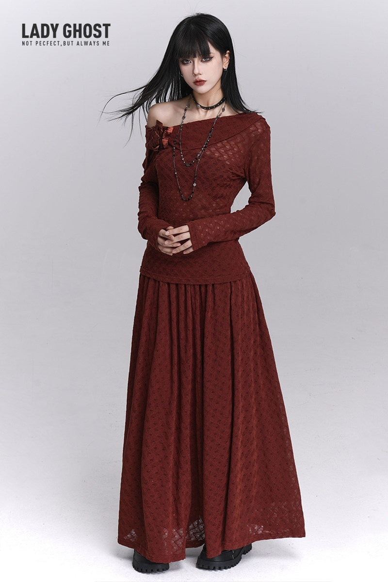 LADYGHOST_Asymmetric_One_Shoulder_Long_Sleeve_Women&