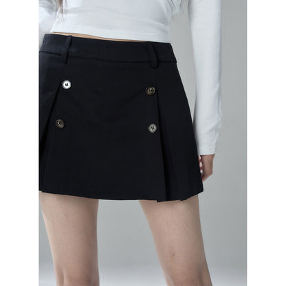 LADYGHOST_Black_Cropped_Double_Breasted_Straight_Fit_Long_Sleeve_Women&