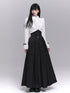 LADYGHOST Black Ghost Girl Dark Gothic Corset Cinched Waist Women&