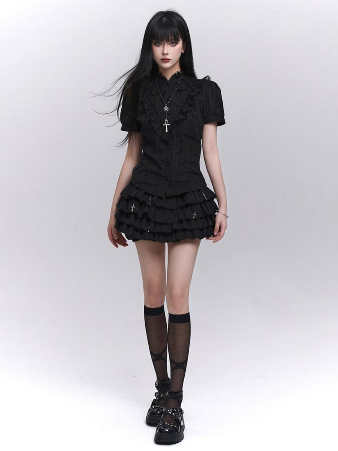 LADYGHOST Black Ghost Girl Gothic Designer Women&