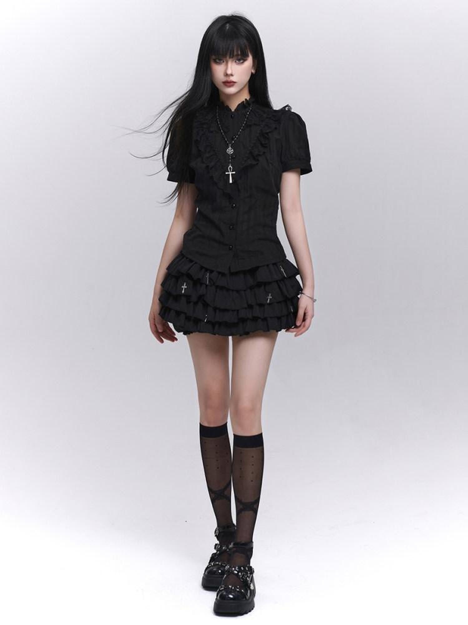 LADYGHOST Black Ghost Girl Gothic Designer Women&