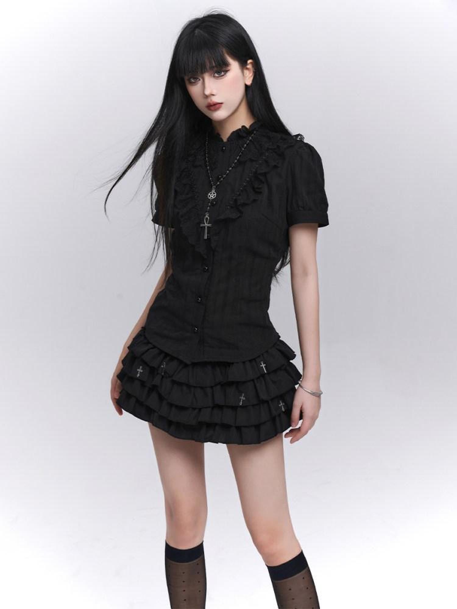 LADYGHOST Black Ghost Girl Gothic Designer Women&