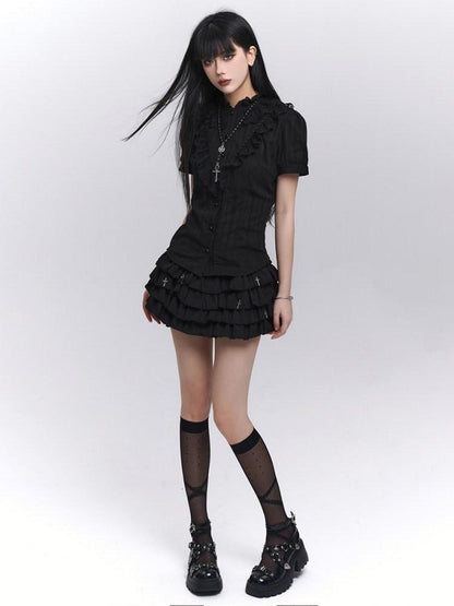 LADYGHOST Black Ghost Girl Gothic Designer Women&