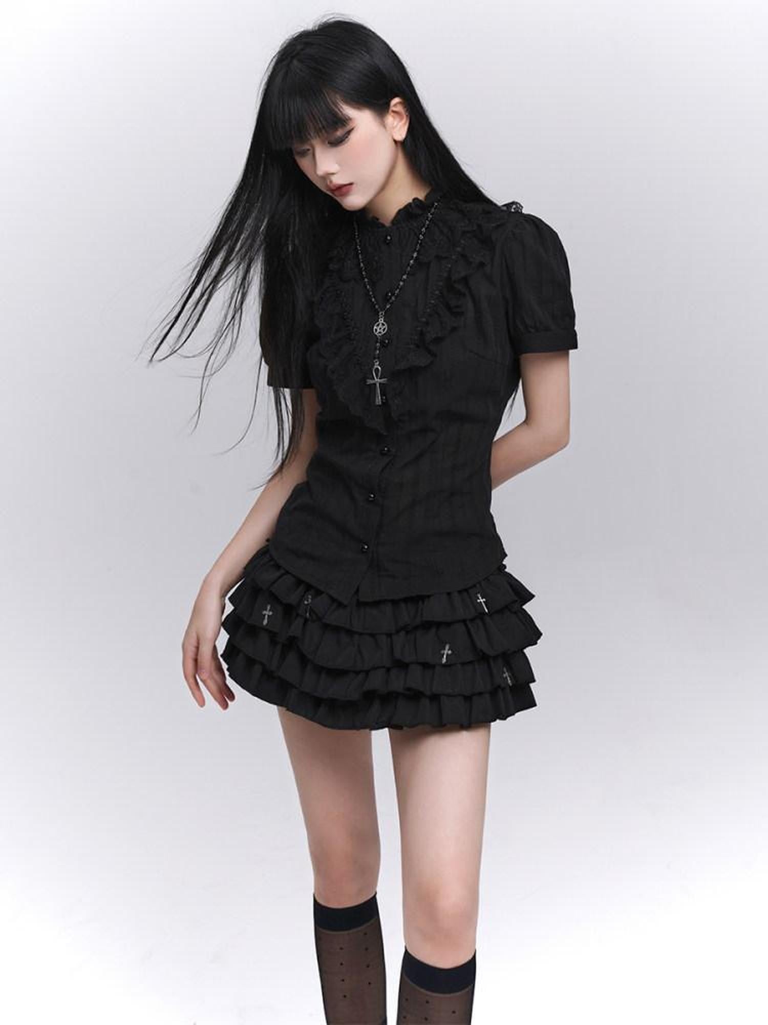 LADYGHOST Black Ghost Girl Gothic Designer Women&