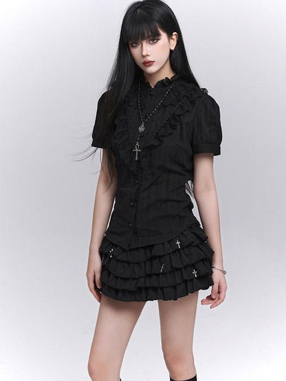 LADYGHOST Black Ghost Girl Gothic Designer Women&