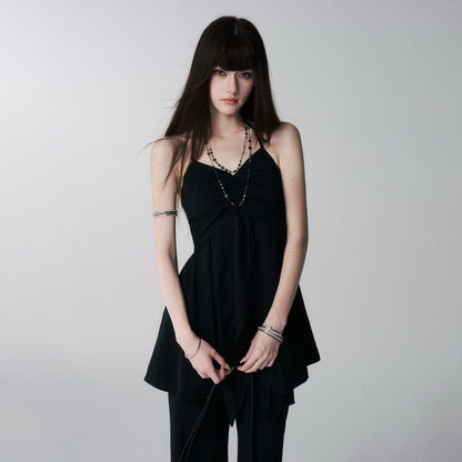 LADYGHOST_Black_Ghost_Girl_Halter_Camisole_Women&