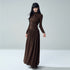 LADYGHOST_Black_Ruched_Slim_Fit_Half_High_Neck_Long_Sleeve_Women&