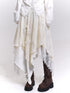 LADYGHOST Cream Butterfly Asymmetrical Drape Women&