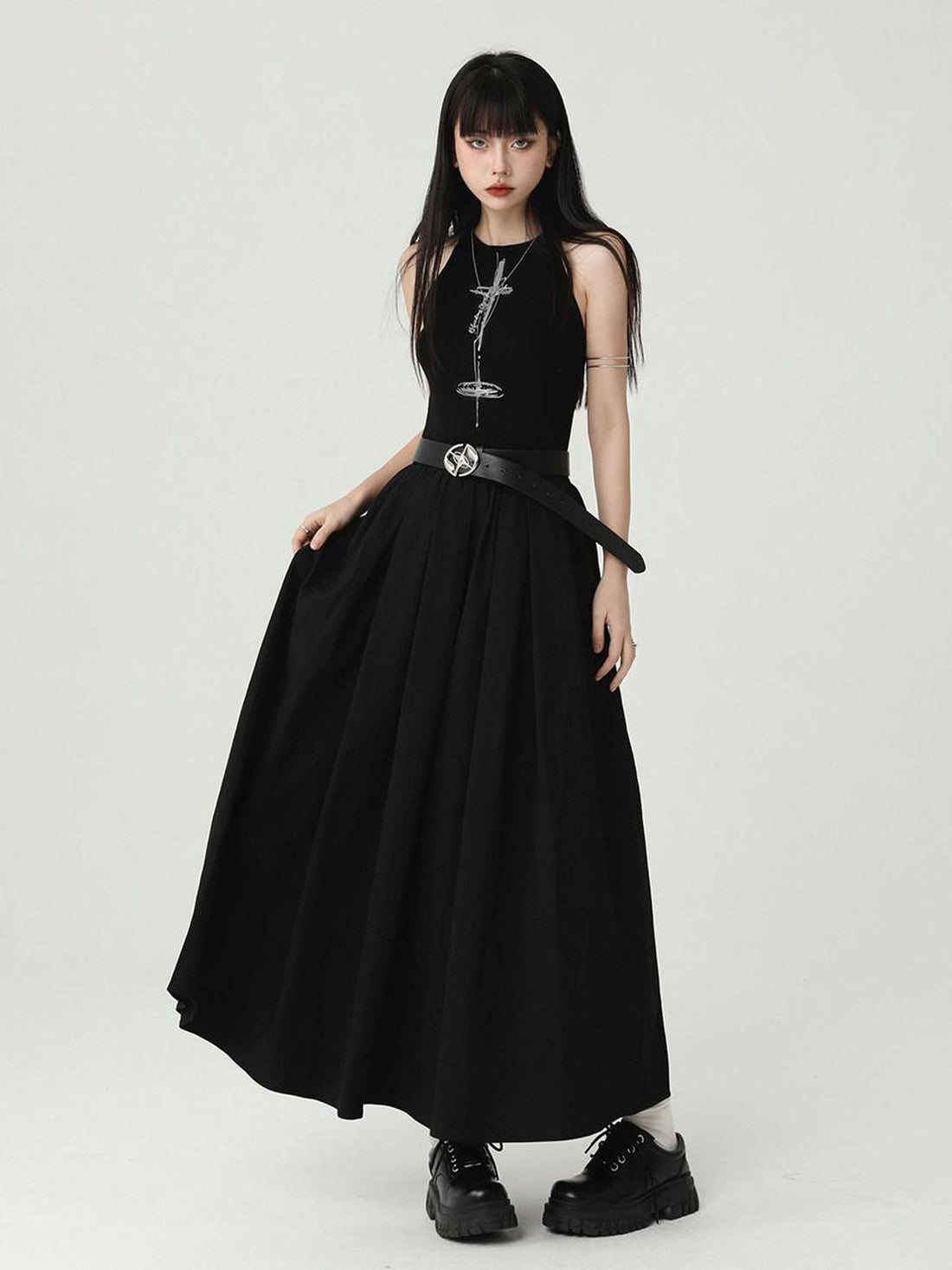 LADYGHOST Eerie Black Gothic Women&
