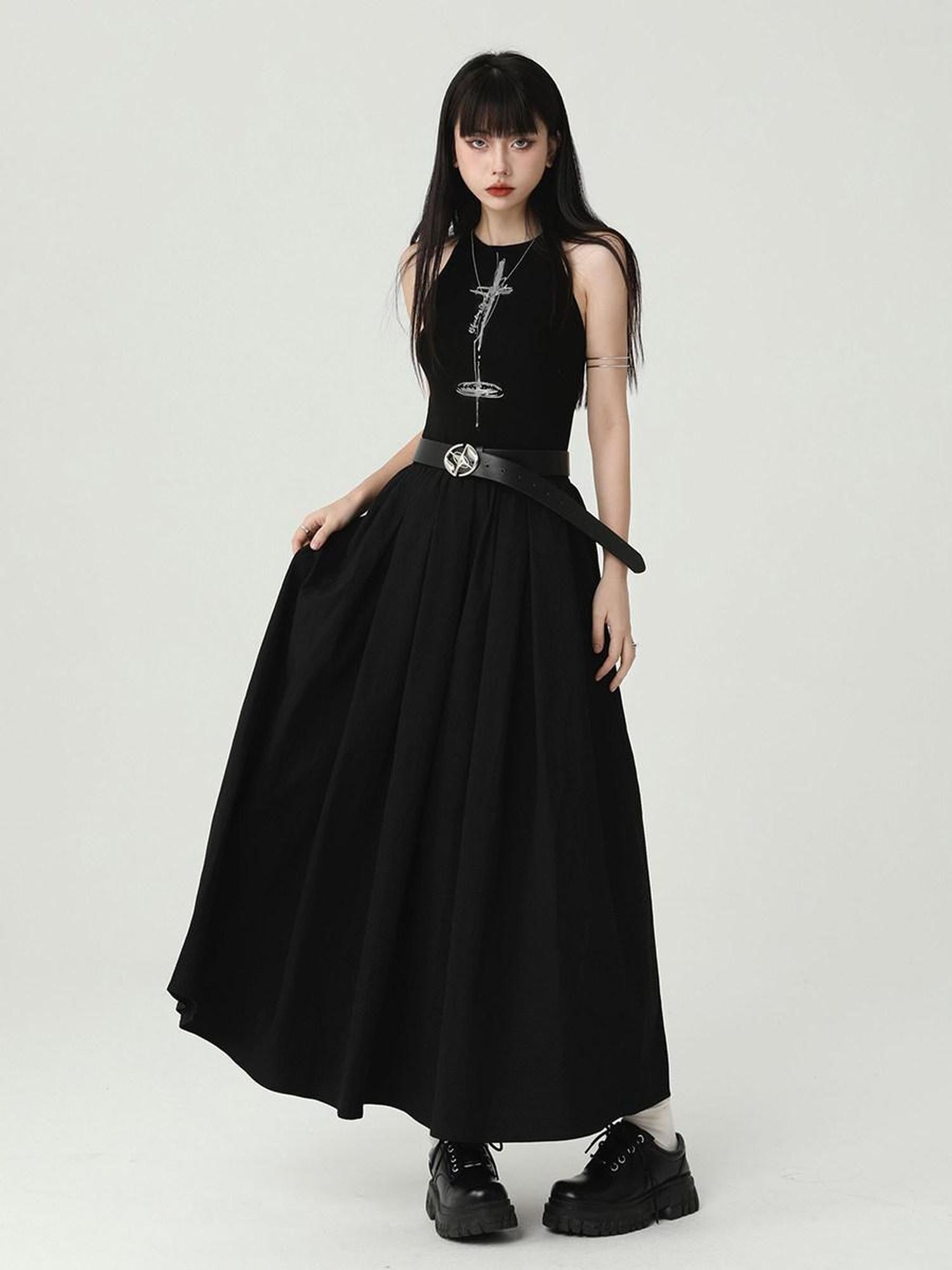 LADYGHOST Eerie Black Gothic Women&